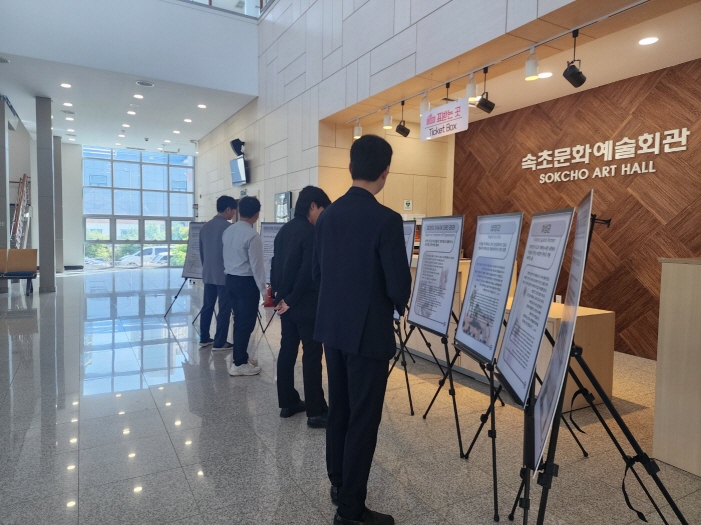 북한 인권실태 전시 모습