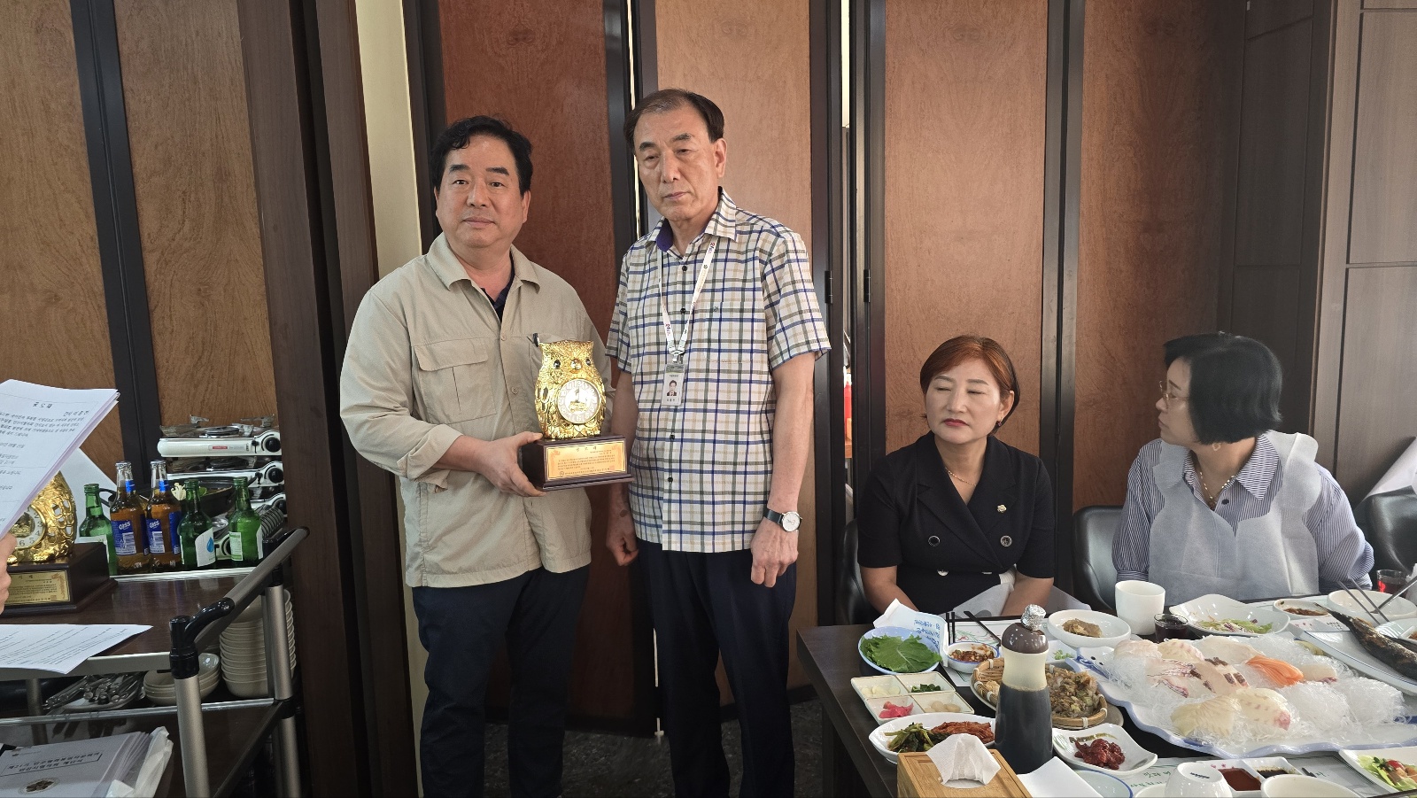 감사패전달