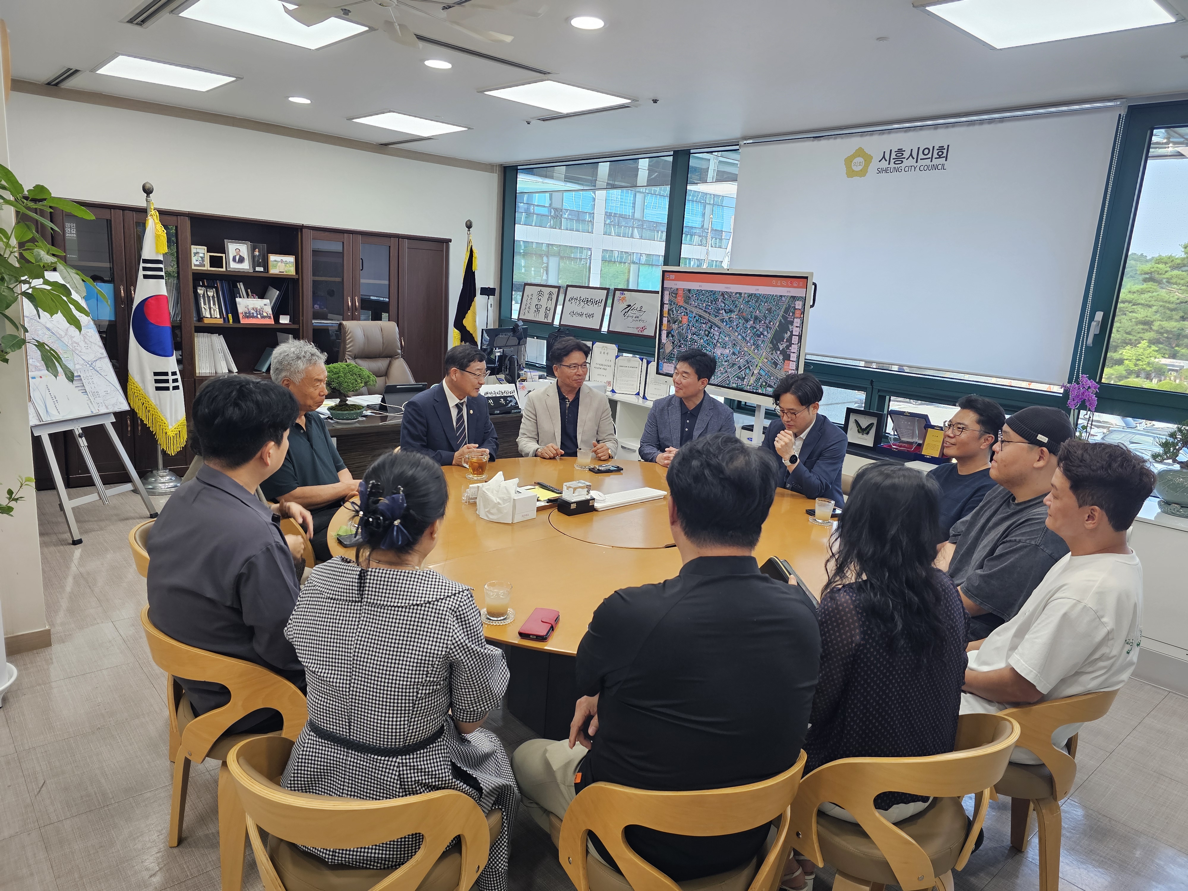 시흥시의회 의장 간담회 시흥시의회 의장 간담회