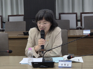 윤영순 부회장  의견 발표 및 2026 통일한마당 결과보고