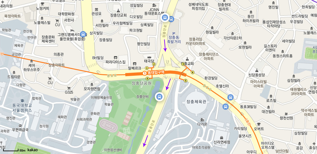 3호선 동대입구역 2번, 6번 출구 3호선 동대입구역 2번, 6번 출구