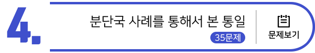 분단국 사례를 통해서 본 통일